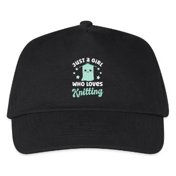 Tricoter Tricoter - Casquette de baseball Enfant - noir - Devant