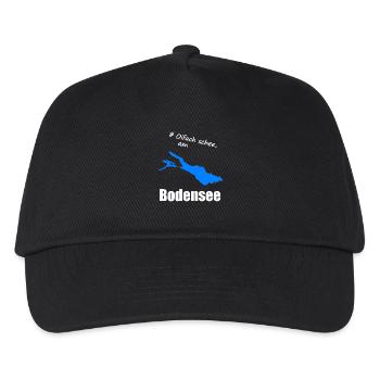 # Oifach schee, am Bodensee - Kinder Basecap - Schwarz - Vorne