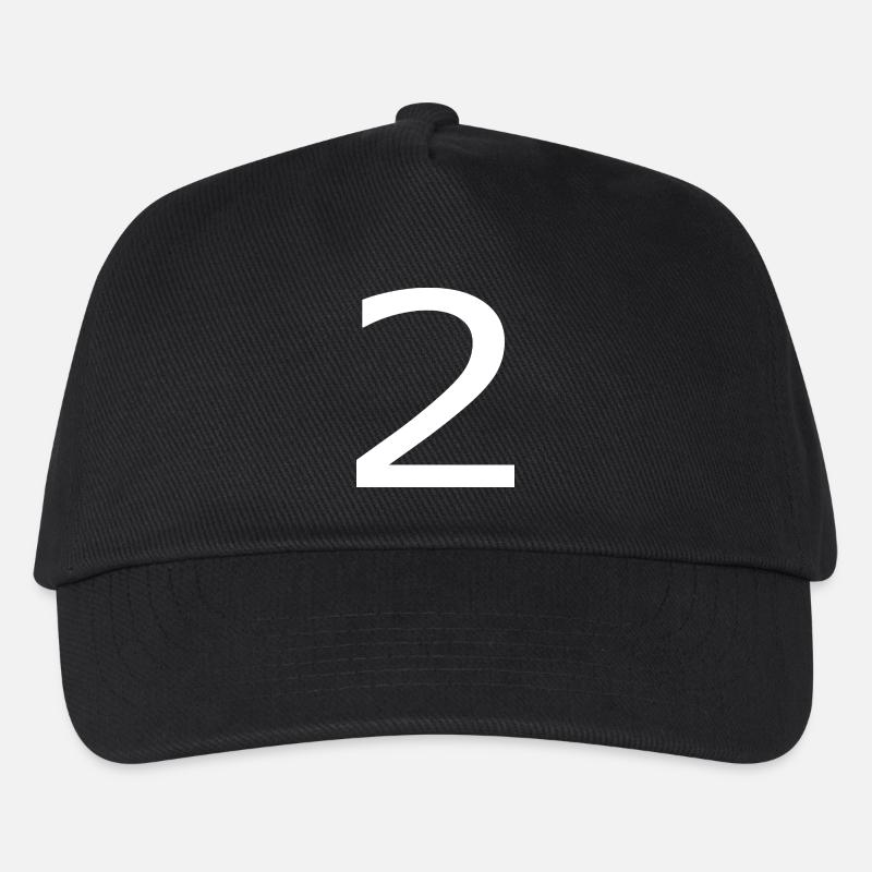 2 - Kinder Basecap - Schwarz