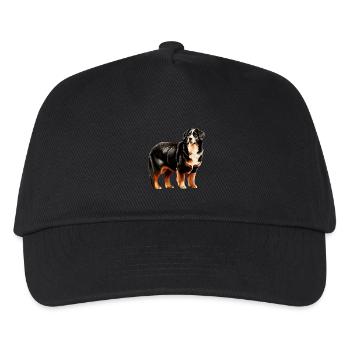 Chien de race Bouvier bernois - Casquette de baseball Enfant - noir - Devant