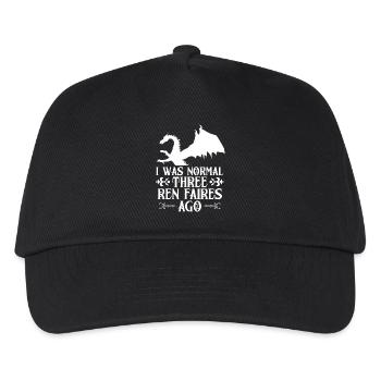 Medieval Market Dragon Design - Kids’ Baseball Cap - black - Front