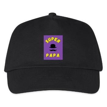 GREAT DAD. DAD. HAPPY BIRTHDAY DAD. DAD. FEAST - Kids’ Baseball Cap - black - Front