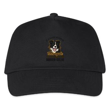 Pas besoin de thérapie juste mon border collie 2 - Casquette de baseball Enfant - noir - Devant