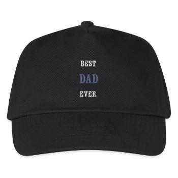 Best father ever - Kids’ Baseball Cap - black - Front