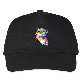 Pik the lizard - Kids’ Baseball Cap - black - Front
