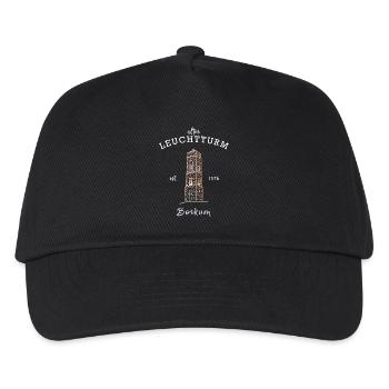 Alter Leuchtturm auf Borkum, Ostfriesland Nordsee - Kinder Basecap - Schwarz - Vorne