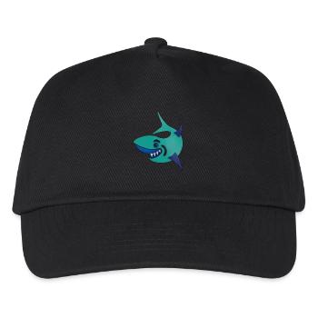Requin - Casquette de baseball Enfant - noir - Devant