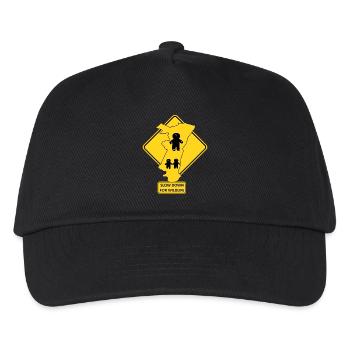 Alsace Slow Down Wildlife - Kids’ Baseball Cap - black - Front