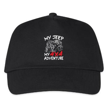 My Jeeps My Adventure - Kids’ Baseball Cap - black - Front