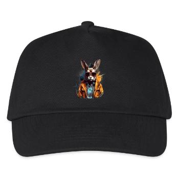 City bouncer rabbit ghost | Rabbit lovers - Kids’ Baseball Cap - black - Front