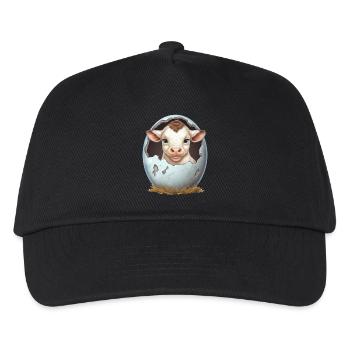 Éclosions d’agneau sucré : le début d’une nouvelle vie - Casquette de baseball Enfant - noir - Devant