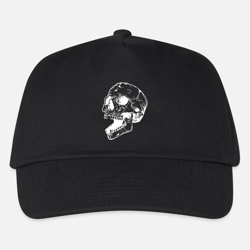 Totenkopf - Kinder Basecap - Schwarz