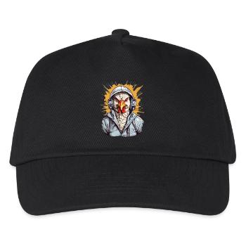 Hänchen Rock - Kinder Basecap - Schwarz - Vorne