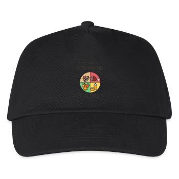 Je suis gourmand - Casquette de baseball Enfant - noir - Devant
