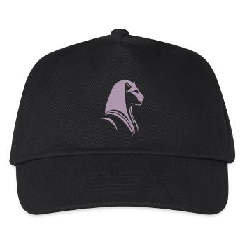 Chat Egypte Pharaon Silhouette - Casquette de baseball Enfant - noir - Devant