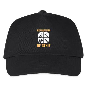 Réparateur de génie 1 - Casquette de baseball Enfant - noir - Devant