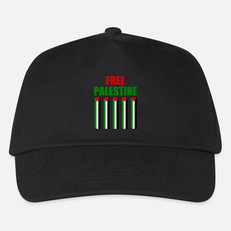 Free palestine - Kinder Basecap - Schwarz