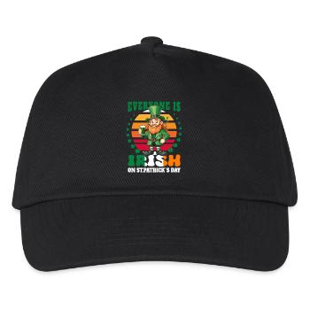 On St. Patrick's Day, everyone is Irish - Kids’ Baseball Cap - black - Front
