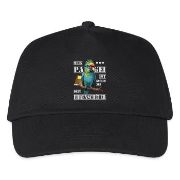 My parrot is smarter... - Kids’ Baseball Cap - black - Front