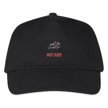 Amoureuse d un motard qui déchire - Casquette de baseball Enfant - noir - Devant