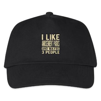 Parcs d’attractions Dicton - Casquette de baseball Enfant - noir - Devant