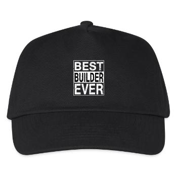 Best Builder Ever Builder Gift - Kids’ Baseball Cap - black - Front