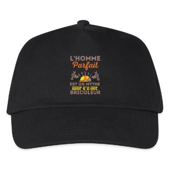 Homme parfait bricoleur parfait 2 - Casquette de baseball Enfant - noir - Devant