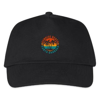 Sunrise beach california - Kids’ Baseball Cap - black - Front
