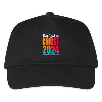 Getauft In Christus 2024 - Gottes Liebe - Kinder Basecap - Schwarz - Vorne
