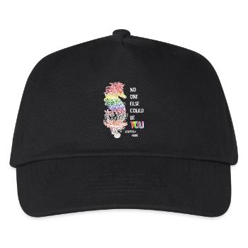 Stolzes LGBTQIA+ Seepferdchen - Kinder Basecap - Schwarz - Vorne