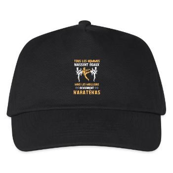 KARATÉKA - Casquette de baseball Enfant - noir - Devant