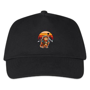 Adventure Cartoon Cartoon - Kids’ Baseball Cap - black - Front
