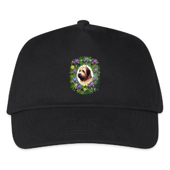 Briard Hunderasse - Kinder Basecap - Schwarz - Vorne