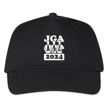 Junggesellen Abschied 2024 - Kinder Basecap - Schwarz - Vorne