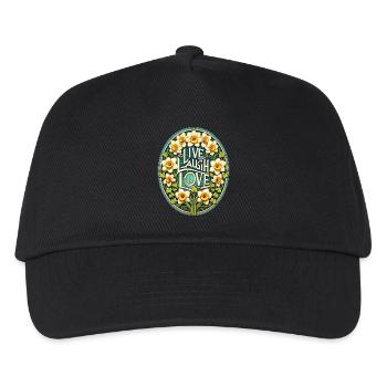 Live Laugh Love - Kids’ Baseball Cap - black - Front