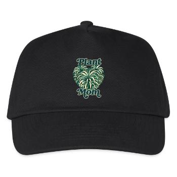 Plant Mom - Kids’ Baseball Cap - black - Front