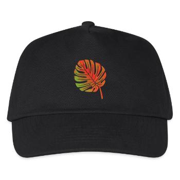 Leaf of a plant - Kids’ Baseball Cap - black - Front