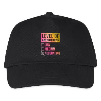 comptabilité - Casquette de baseball Enfant - noir - Devant