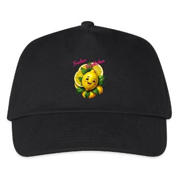 Freches Früchtchen - Kinder Basecap - Schwarz - Vorne