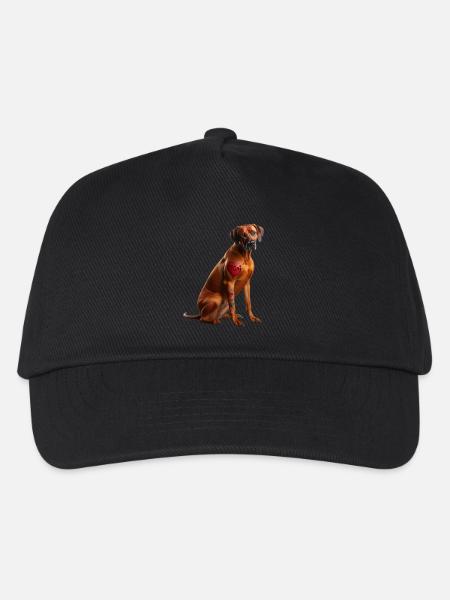 i love Mom - Kinder Basecap - Schwarz