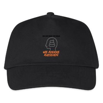 Ich bin nicht so dumm wie andere aussehen - Kinder Basecap - Schwarz - Vorne