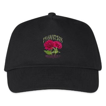 Chrysanthemums, Chrysanthemum, Flower, Flowers - Kids’ Baseball Cap - black - Front