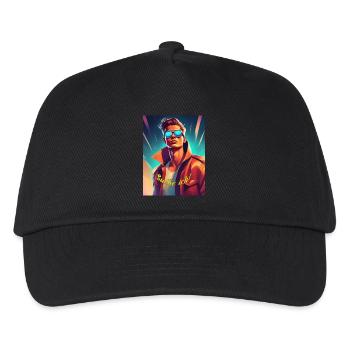 Typ - Kinder Basecap - Schwarz - Vorne