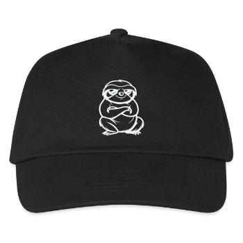 Sloth Comic - Kids’ Baseball Cap - black - Front