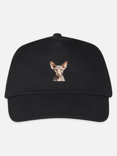 Chat Sphynx - Casquette de baseball Enfant - noir