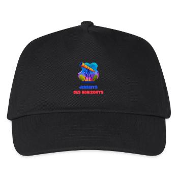 Jenseits des Horizonts - Kinder Basecap - Schwarz - Vorne