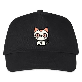 Cat Halloween Funny Funny - Kids’ Baseball Cap - black - Front