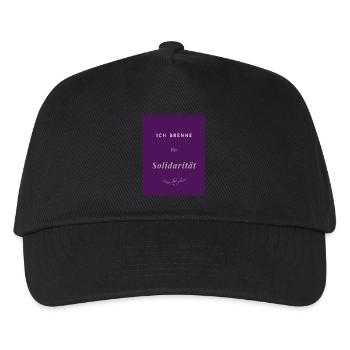 Solidaritaet - Casquette de baseball Enfant - noir - Devant