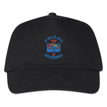 Je suis là juste pour le dépannage dépanner - Casquette de baseball Enfant - noir - Devant