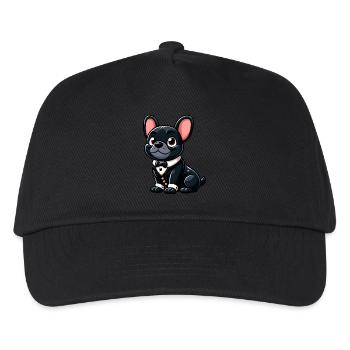 bouledogue français chic - Casquette de baseball Enfant - noir - Devant